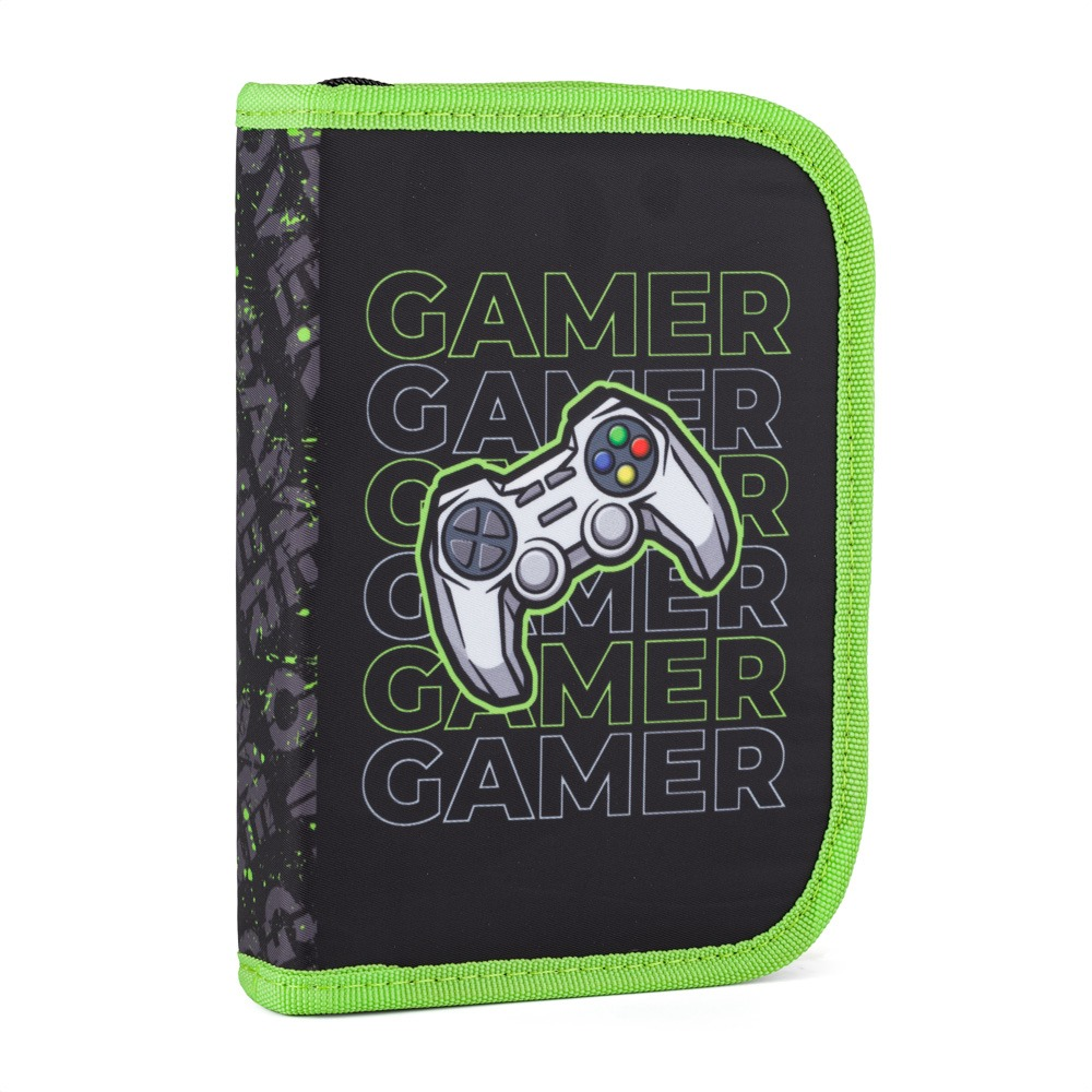 Penál 1 p. 2 chlopně, prázdný Gamer